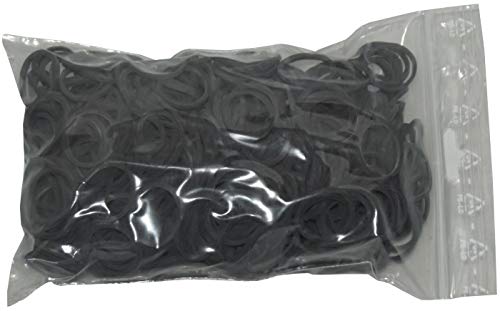 100 g Gummiringe schwarz 15 mm Ø 1,5 x 1,5 mm breit Haushaltsgummis Gummibänder Fa.ars von Fa.ars