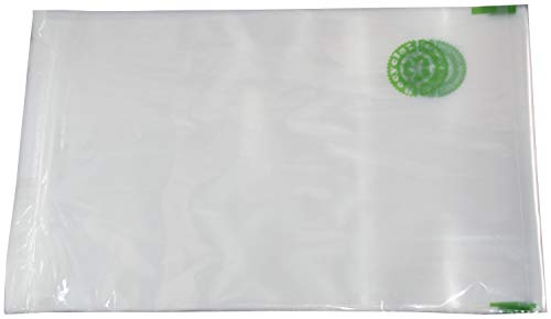 50 Recyclat Flachbeutel transparent mit Recyclat-Logodruck 600x800 50mµ Tüten Tütchen Beutel Metzgerbeutel nachhaltig - umweltschonend Polybeutel aus Recyclat von Fa.ars