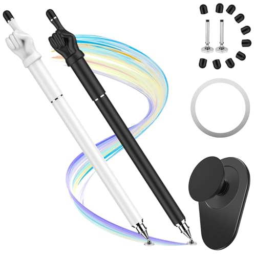 Tablet Stift für Alle Tablets, Stylus Pen, FaAmour Touchscreen Stift,Präzision Disc Eingabestift mit Telefonhalterung kompatibel mit Allen Handys/Tablets, für iPad/iPhone/Android/Samsung (White) Tablet Stift für Alle Tablets, Stylus Pen, FaAmour Touchscreen Stift,Präzision Disc Eingabestift mit Telefonhalterung kompatibel mit Allen Handys/Tablets, für iPad/iPhone/Android/Samsung (White) von FaAmour