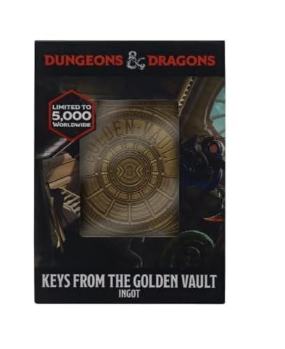 FANATTIK Dungeons & Dragons Metal Card Keys from The Golden Vault Limited Edition von FaNaTtik