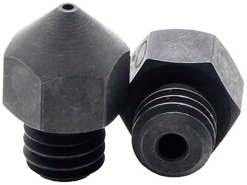 FabConstruct Hardened Steel Nozzle MK8 Passend für (3D Drucker): Creality CR-10, Makerbot Replicato von FabConstruct