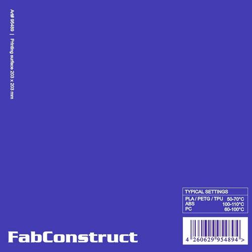 FabConstruct surface 203 x 203mm build surface 95489 FabConstruct surface 203 x 203mm build surface 95489 von FabConstruct