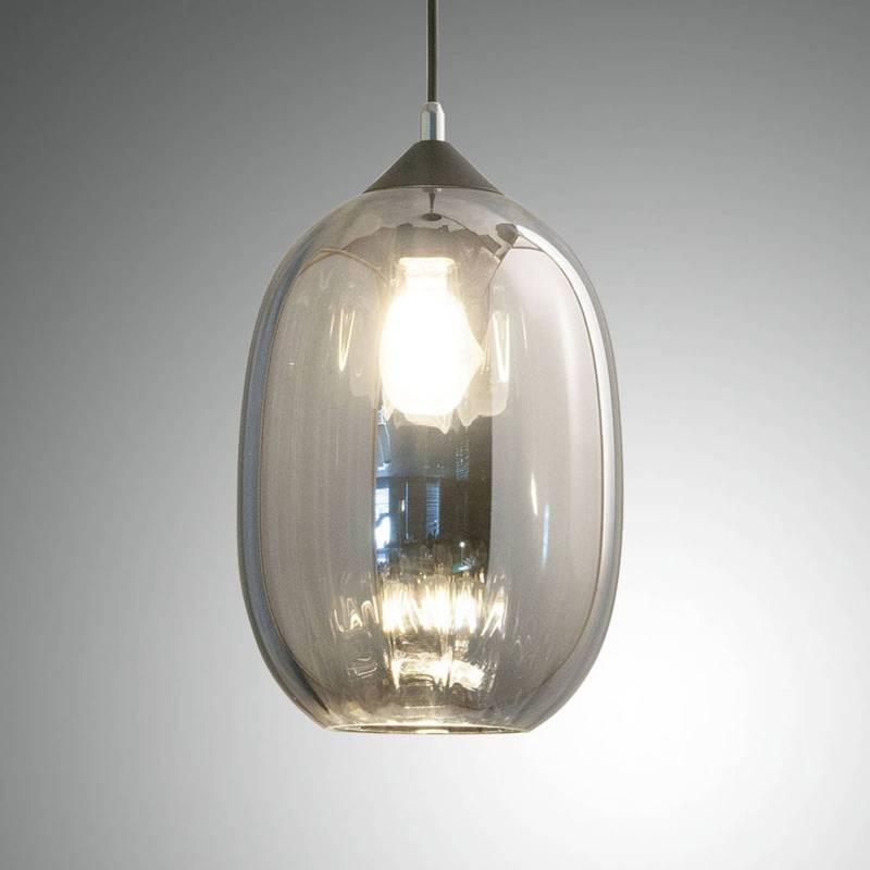 Hängeleuchte Infinity aus Glas, einflammig, Ø 20cm von Fabas Luce