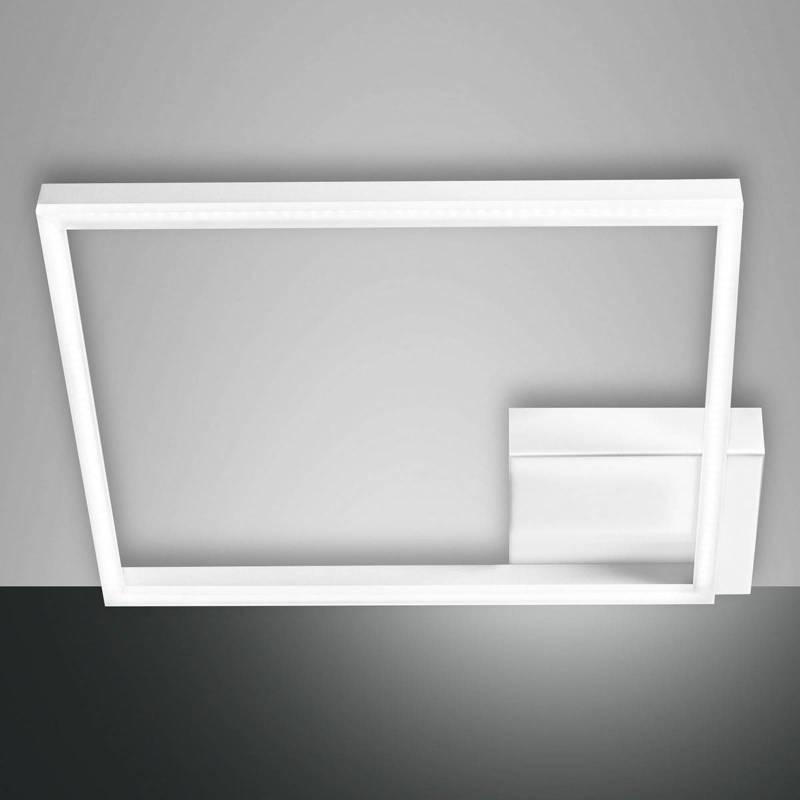 LED-Deckenleuchte Bard 42x42cm 1-fl., weiß von Fabas Luce
