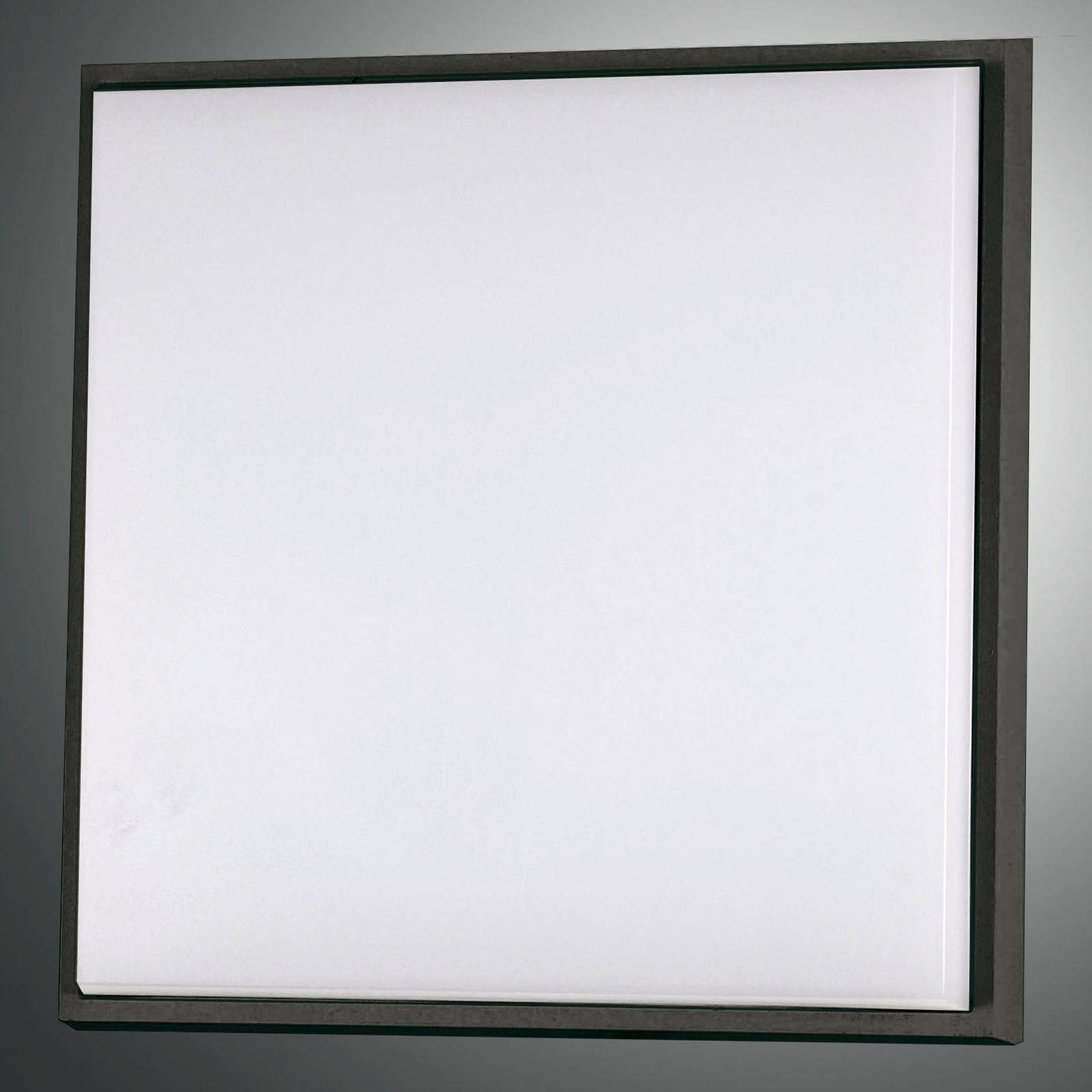LED-Deckenleuchte Desdy, 30x30 cm, IP54, schwarz LED-Deckenleuchte Desdy, 30x30 cm, IP54, schwarz von Fabas Luce