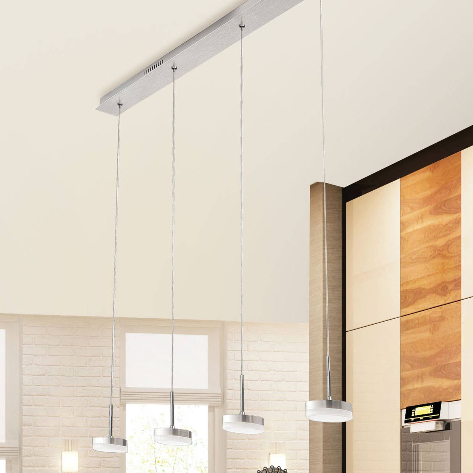 LED-Hängeleuchte Dunk, vierflammig LED-Hängeleuchte Dunk, vierflammig von Fabas Luce