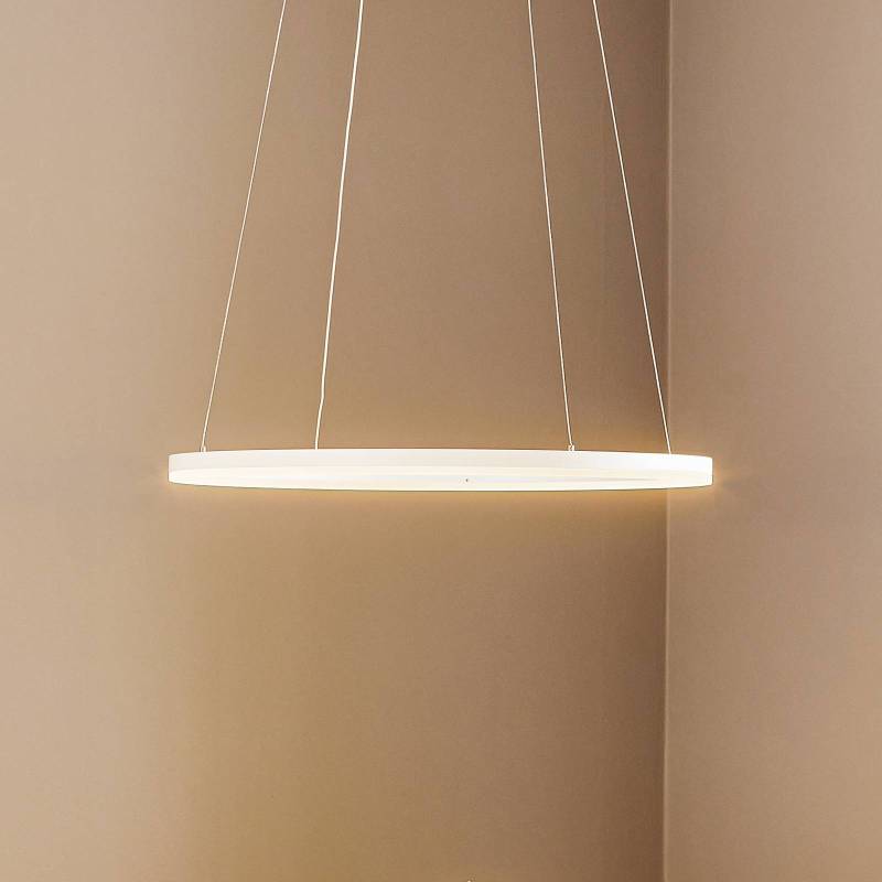 LED-Pendelleuchte Giotto, einflammig, weiß von Fabas Luce