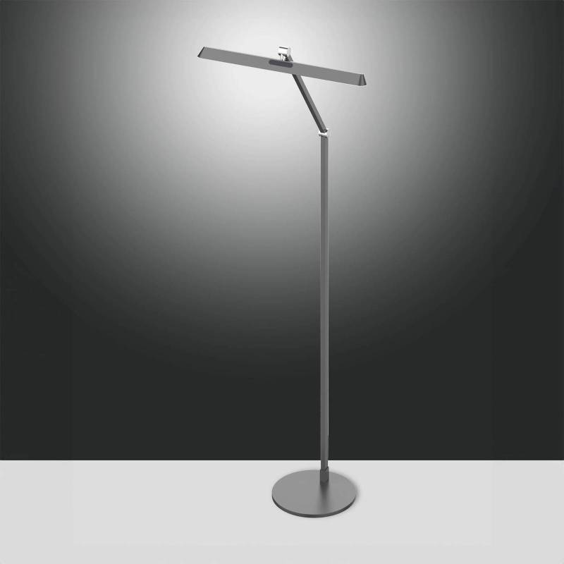 LED-Stehleuchte Beba, anthrazit, Höhe 110 cm, CCT, Dimmer von Fabas Luce