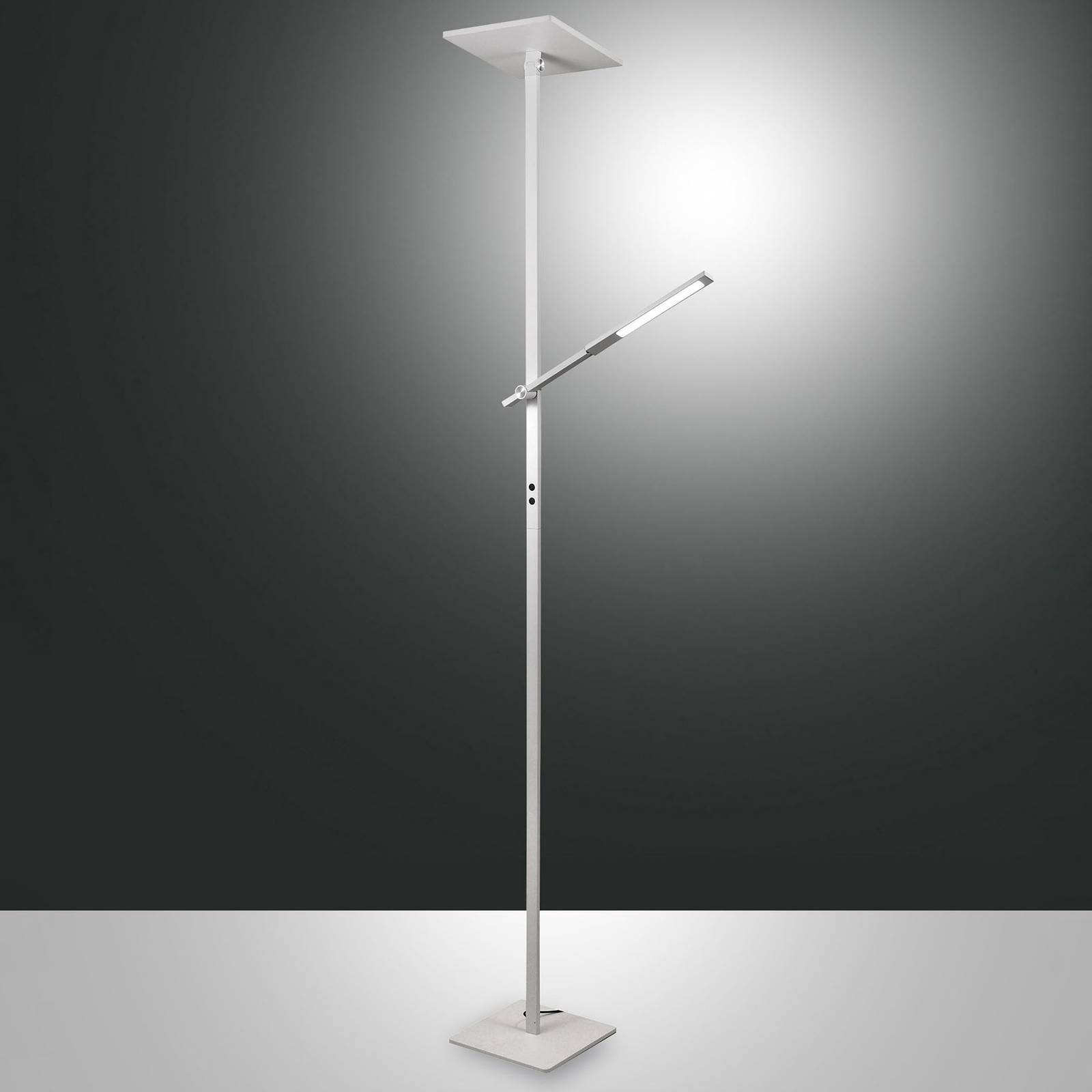 LED-Stehleuchte Ideal mit Lesearm, weiß LED-Stehleuchte Ideal mit Lesearm, weiß von Fabas Luce