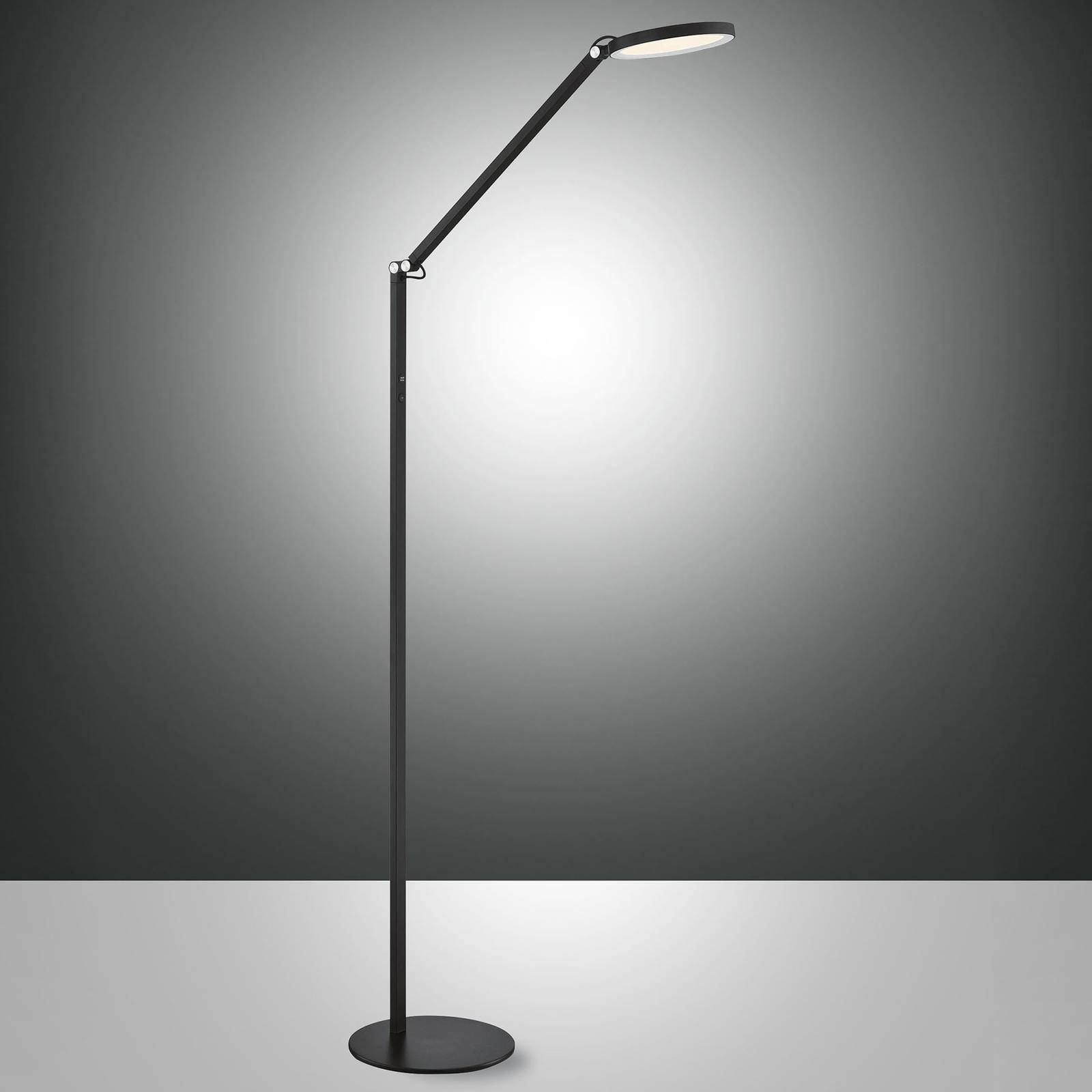 LED-Stehleuchte Regina, 1-flammig, schwarz LED-Stehleuchte Regina, 1-flammig, schwarz von Fabas Luce