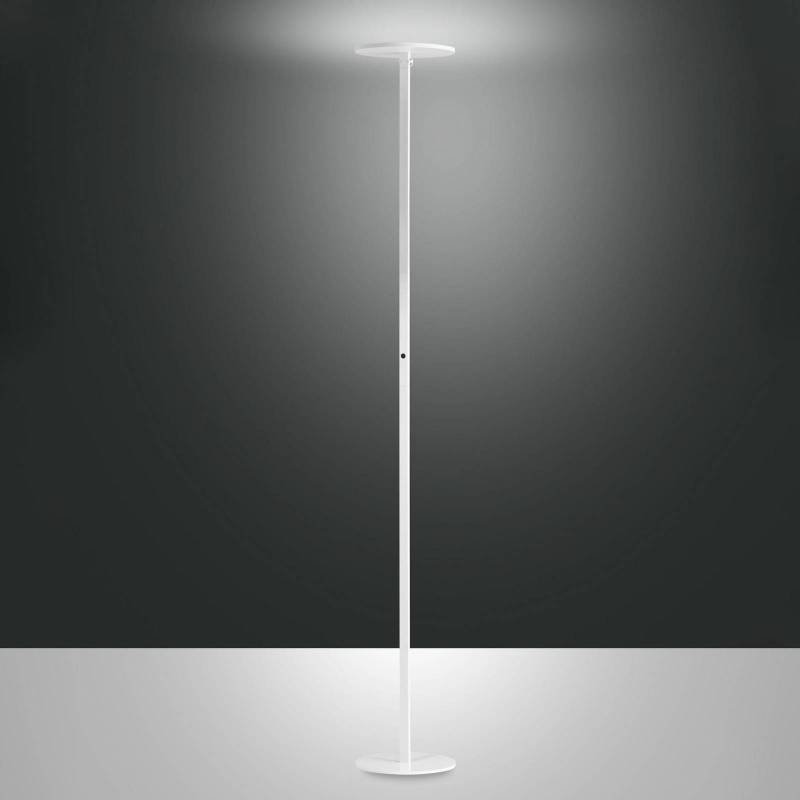 LED-Stehleuchte Regina, weiß, CCT, dimmbar, Höhe 180 cm von Fabas Luce
