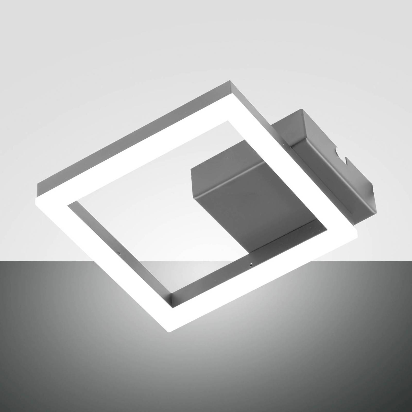 LED-Wandleuchte Bard, goldfarben, 17 x 17cm, Metall, dimmbar LED-Wandleuchte Bard, goldfarben, 17 x 17cm, Metall, dimmbar von Fabas Luce