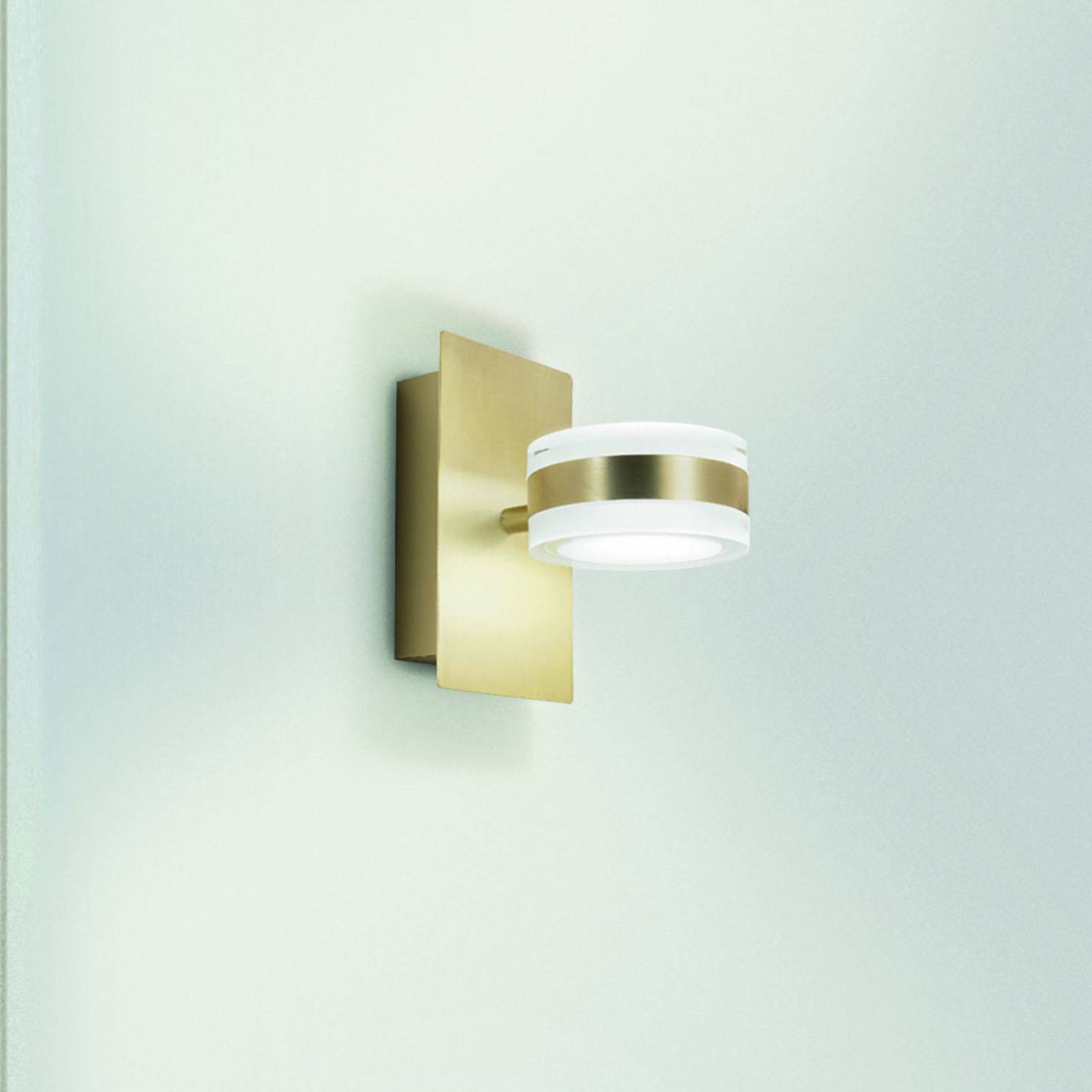 LED-Wandleuchte Dunk, messing, 2-flammig, 3.000 K, Metall LED-Wandleuchte Dunk, messing, 2-flammig, 3.000 K, Metall von Fabas Luce