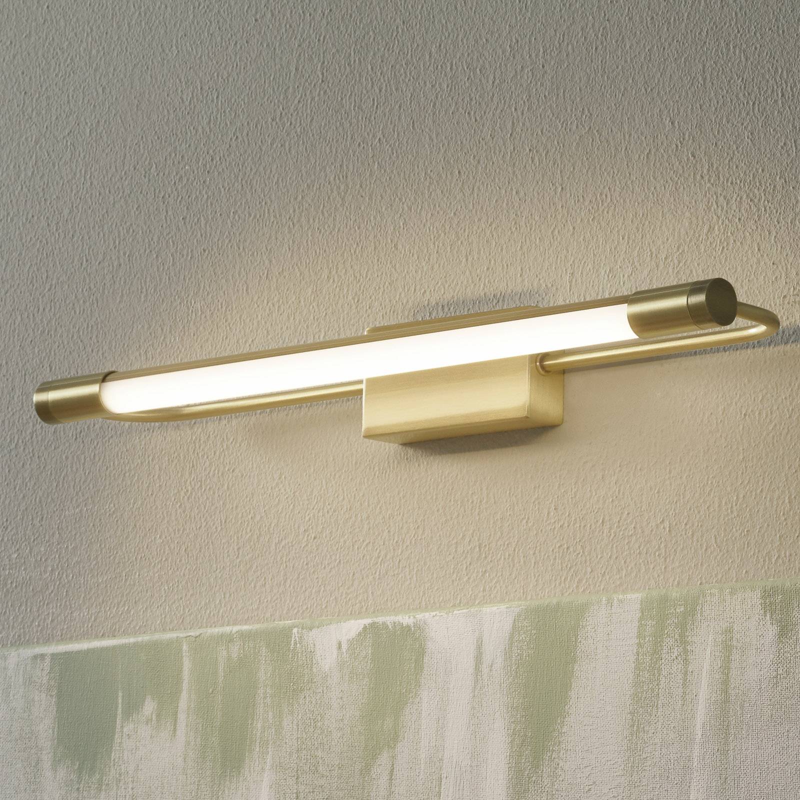 LED-Wandleuchte Rapallo, messing, IP44, 40 cm LED-Wandleuchte Rapallo, messing, IP44, 40 cm von Fabas Luce