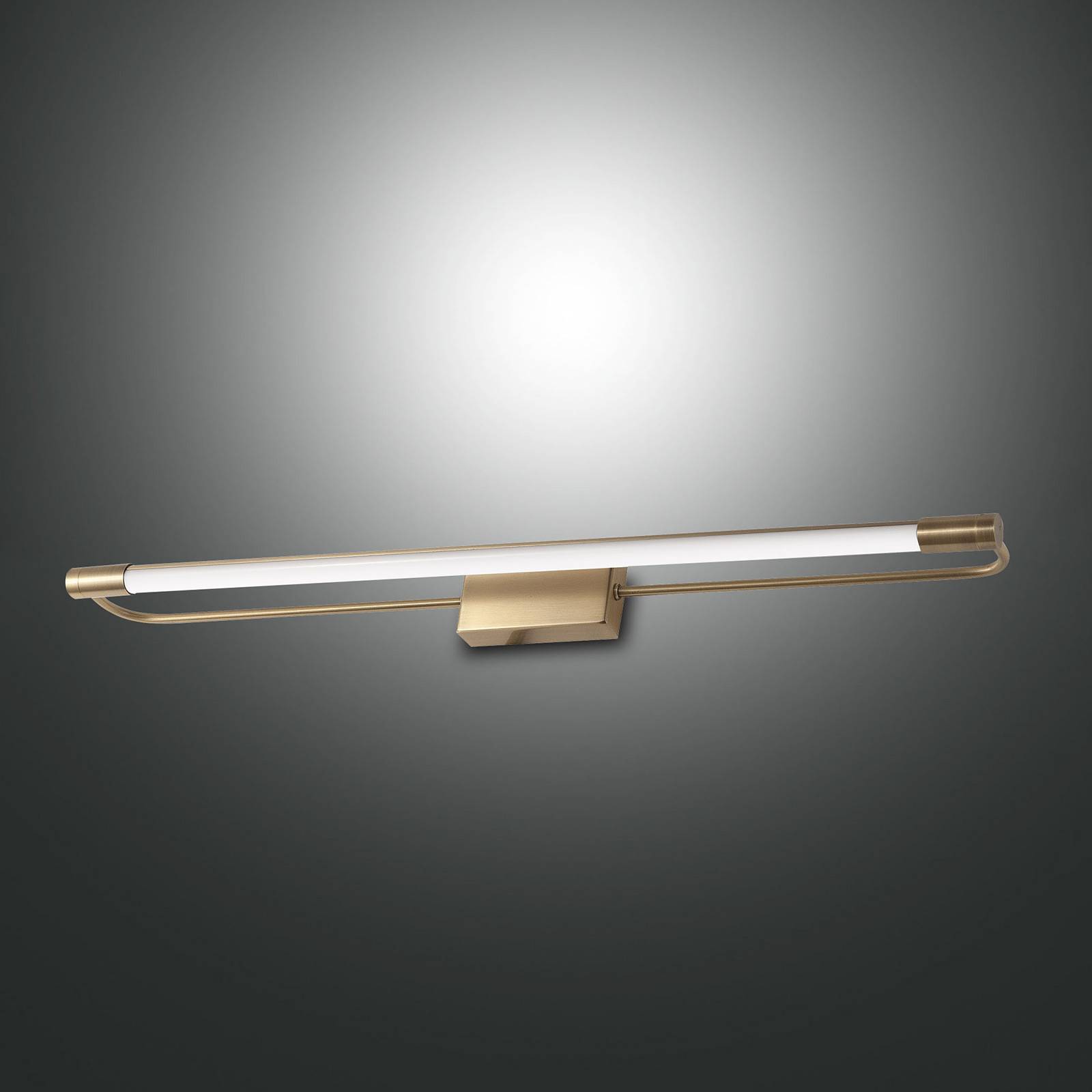 LED-Wandleuchte Rapallo, messing, IP44, 60 cm LED-Wandleuchte Rapallo, messing, IP44, 60 cm von Fabas Luce