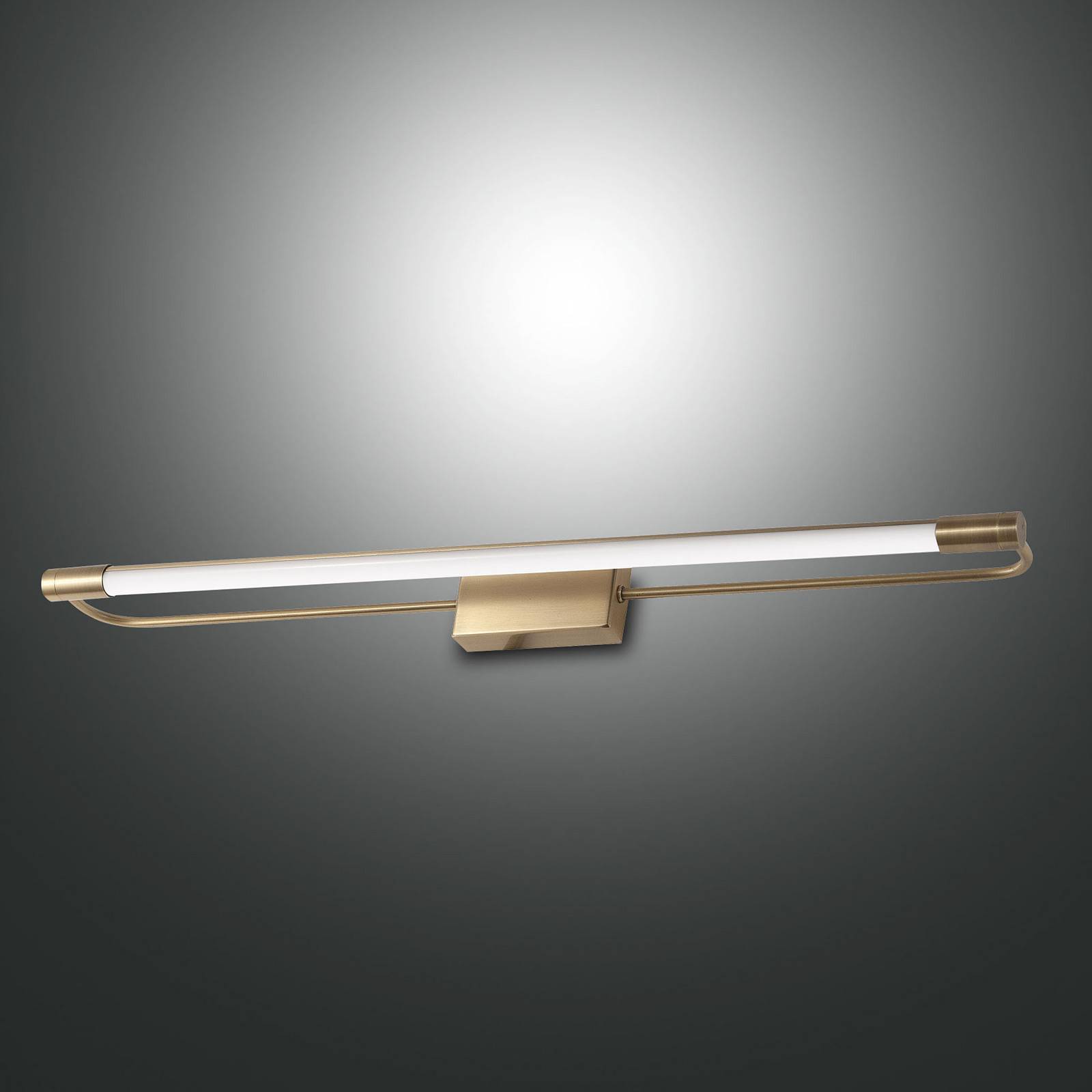 LED-Wandleuchte Rapallo, messing, IP44, 80 cm LED-Wandleuchte Rapallo, messing, IP44, 80 cm von Fabas Luce