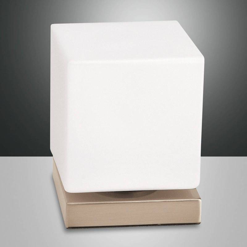 Mit Touchdimmer - LED-Tischleuchte Brenta gold von Fabas Luce
