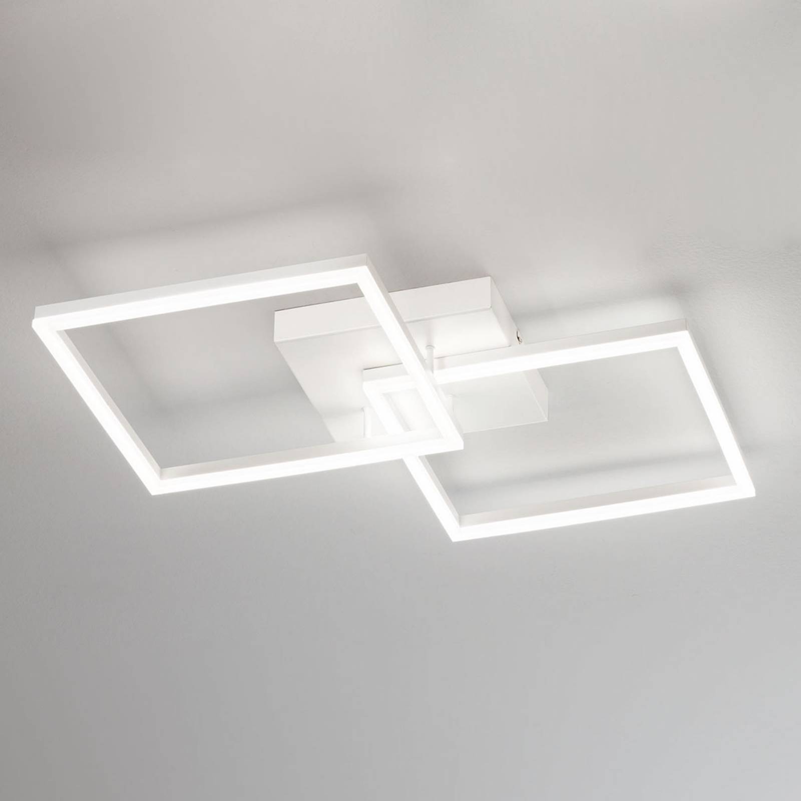 Moderne LED-Deckenlampe Bard in Weiß von Fabas Luce