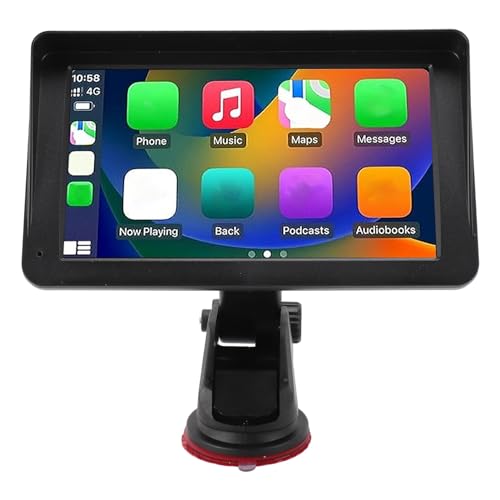 Autoradio, Navigation, Rückfahrkamera, Sprachsteuerung, Auto-Multimedia-Player, 7-Zoll-HD-Display für Alle Autos von Fabater