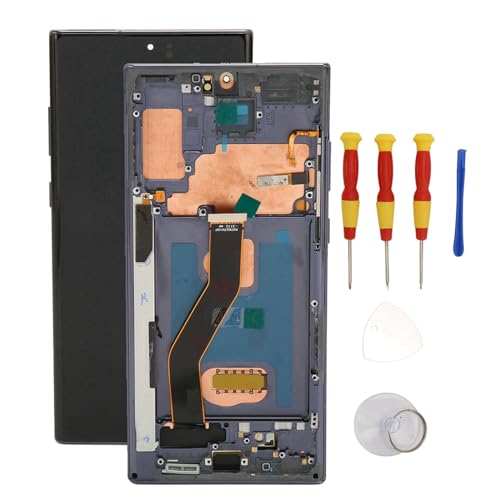 Bildschirm-Ersatz-Reparatur für Galaxy Note 10 Plus, N975, OLED-Bildschirm-Digitizer und Touchscreen-Baugruppe, Ersatzbildschirm mit Rahmen, Reparatur Mobiler Bildschirme von Fabater