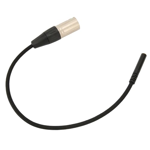 Fabater 1/8 Zoll auf XLR-Adapterkabel, 3,5 Mm Stereo-Miniklinke auf XLR-Kabel Zur Vermeidung von Interferenzen, Flexible 11,8 Zoll Buchse auf Stecker für Mikrofon für Gitarre Fabater 1/8 Zoll auf XLR-Adapterkabel, 3,5 Mm Stereo-Miniklinke auf XLR-Kabel Zur Vermeidung von Interferenzen, Flexible 11,8 Zoll Buchse auf Stecker für Mikrofon für Gitarre von Fabater