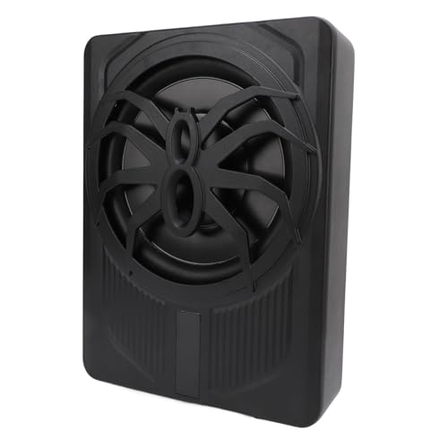 Fabater 800W 10 Slim Untersitz-Auto-Subwoofer, Car-Audio-Subwoofer mit Integriertem Verstärker, Angetriebener LKW-Subwoofer-Upgrade mit Blauem LED-Umgebungslicht (Blue) von Fabater