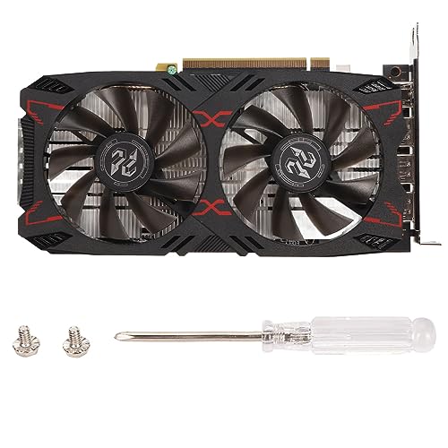 Fabater Grafikkarte, RX 5500XT 8 GB 128 Bit GDDR6-Grafikkarte, PCI Express 4.0-Computergrafikkarte mit Doppeltem Lüfter, 3Xfür Gaming-PC von Fabater