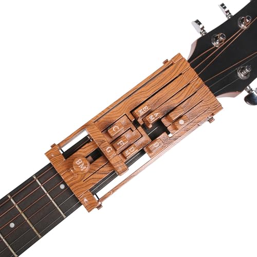 Gitarren-Akkordpresser, 10-Akkord-Presser, Gitarrenhilfe-Akkordwerkzeug mit 10 Gummibändern, Gitarren-Akkord-Helfer für 36-41-Zoll-Folkgitarren, Unverzichtbares Gitarrenzubehör Gitarren-Akkordpresser, 10-Akkord-Presser, Gitarrenhilfe-Akkordwerkzeug mit 10 Gummibändern, Gitarren-Akkord-Helfer für 36-41-Zoll-Folkgitarren, Unverzichtbares Gitarrenzubehör von Fabater