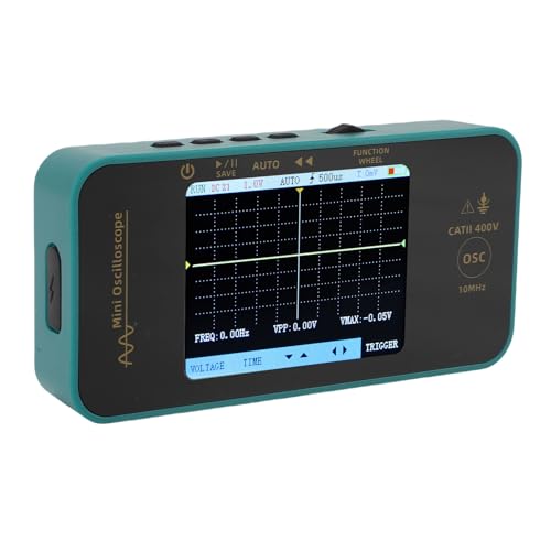 Oszilloskop – 8,1 cm (3,2 Zoll) digitales Handoszilloskop-Kit, 48 MSa/s hohe Abtastrate, 10 MHz Bandbreite, Triggerfunktion Auto/Normal/Einzel von Fabater