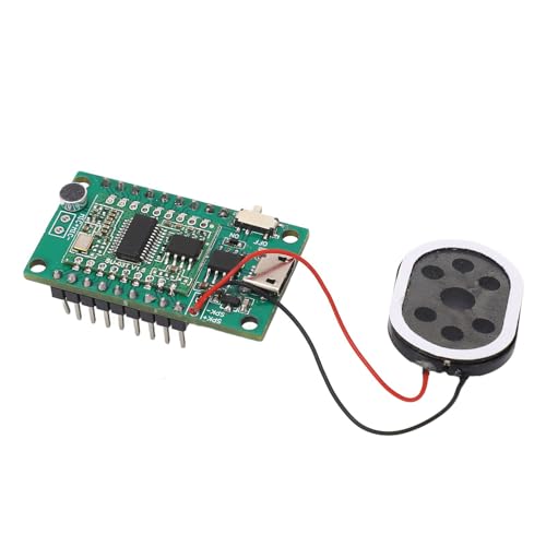 Sprachsteuerungs-Entwicklungsplatine, CH340NUSB, Empfindliches Mikrofon, AI-Spracherkennungsmodul für Seriellen 5-V-USB-Chip für PWM-Dimmung von Fabater