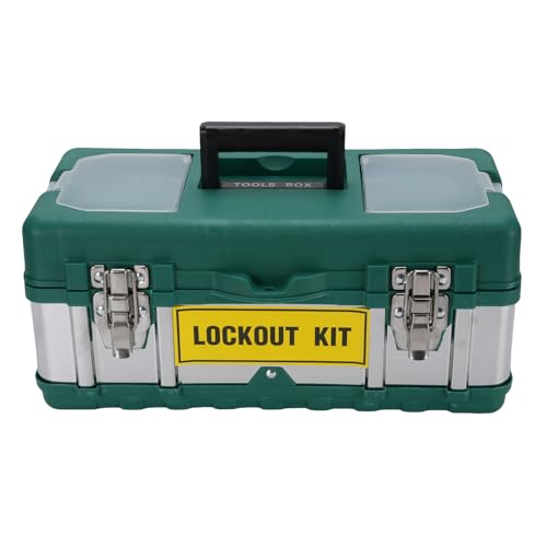 Tragbare Lockout -Tagout -Box, Gruppensicherheitsschlossbox, Multifunktionale Sicherheitsvorhängeschockbox für Branchenstrom, Easy Access Lock Out -Station (nur Speicherbox) von Fabater