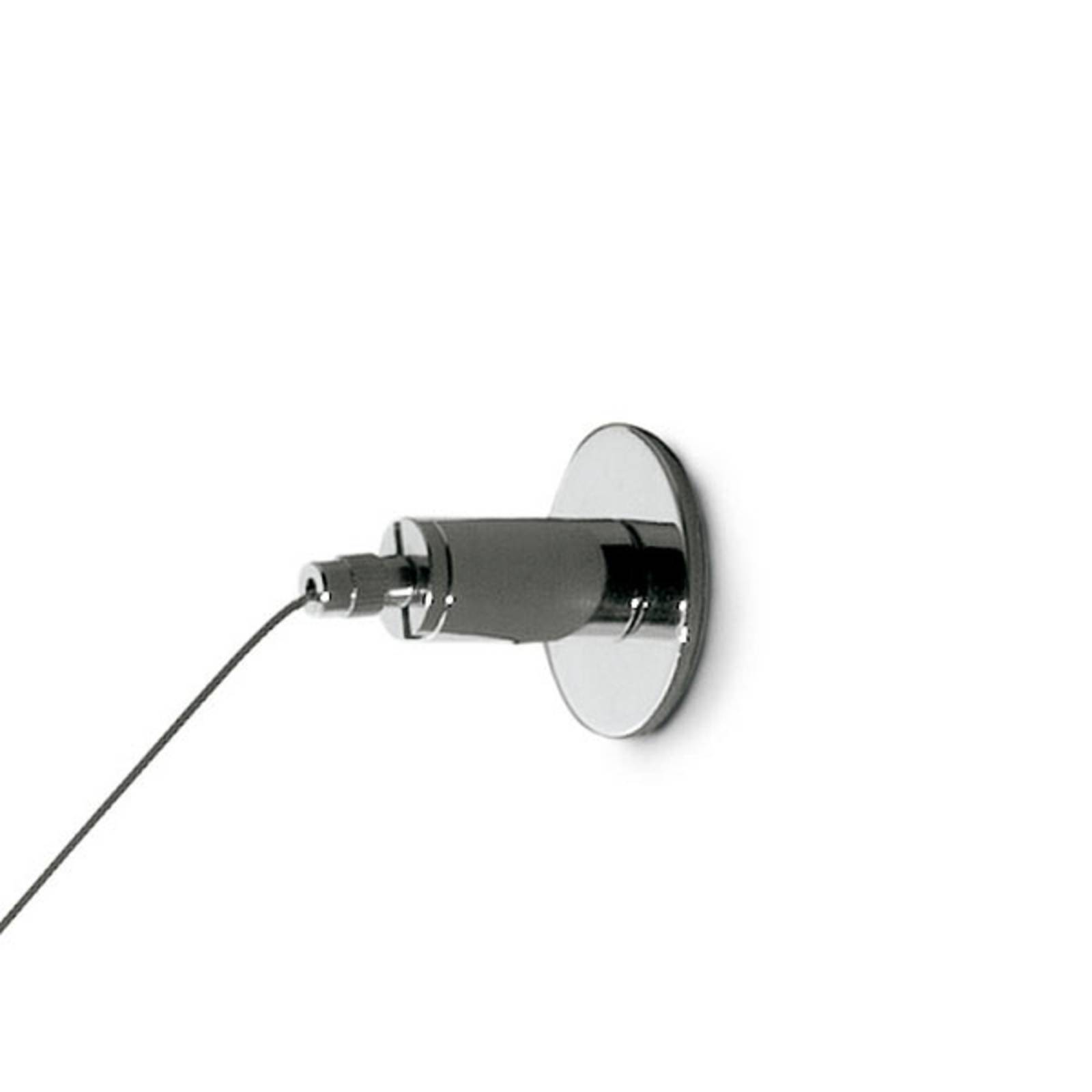 Fabbian Beluga Steel Chrom-Wandleuchte, ausladend Fabbian Beluga Steel Chrom-Wandleuchte, ausladend von Fabbian