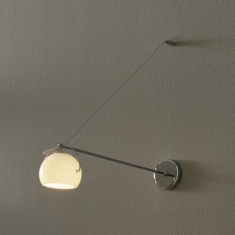 Fabbian Beluga White Wandlampe 1-flammig ausladend von Fabbian