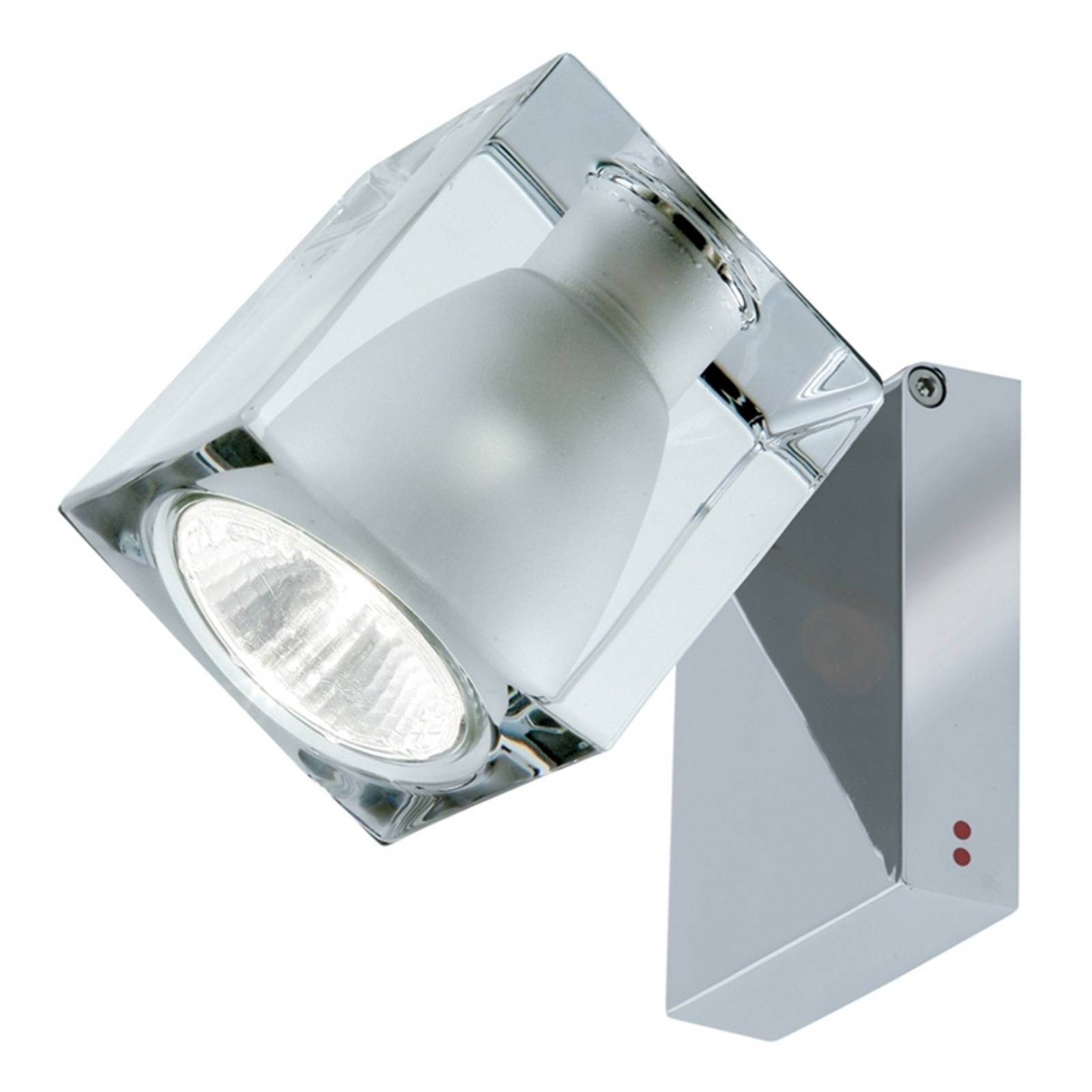 Fabbian Cubetto Wandleuchte GU10 chrom/klar Fabbian Cubetto Wandleuchte GU10 chrom/klar von Fabbian