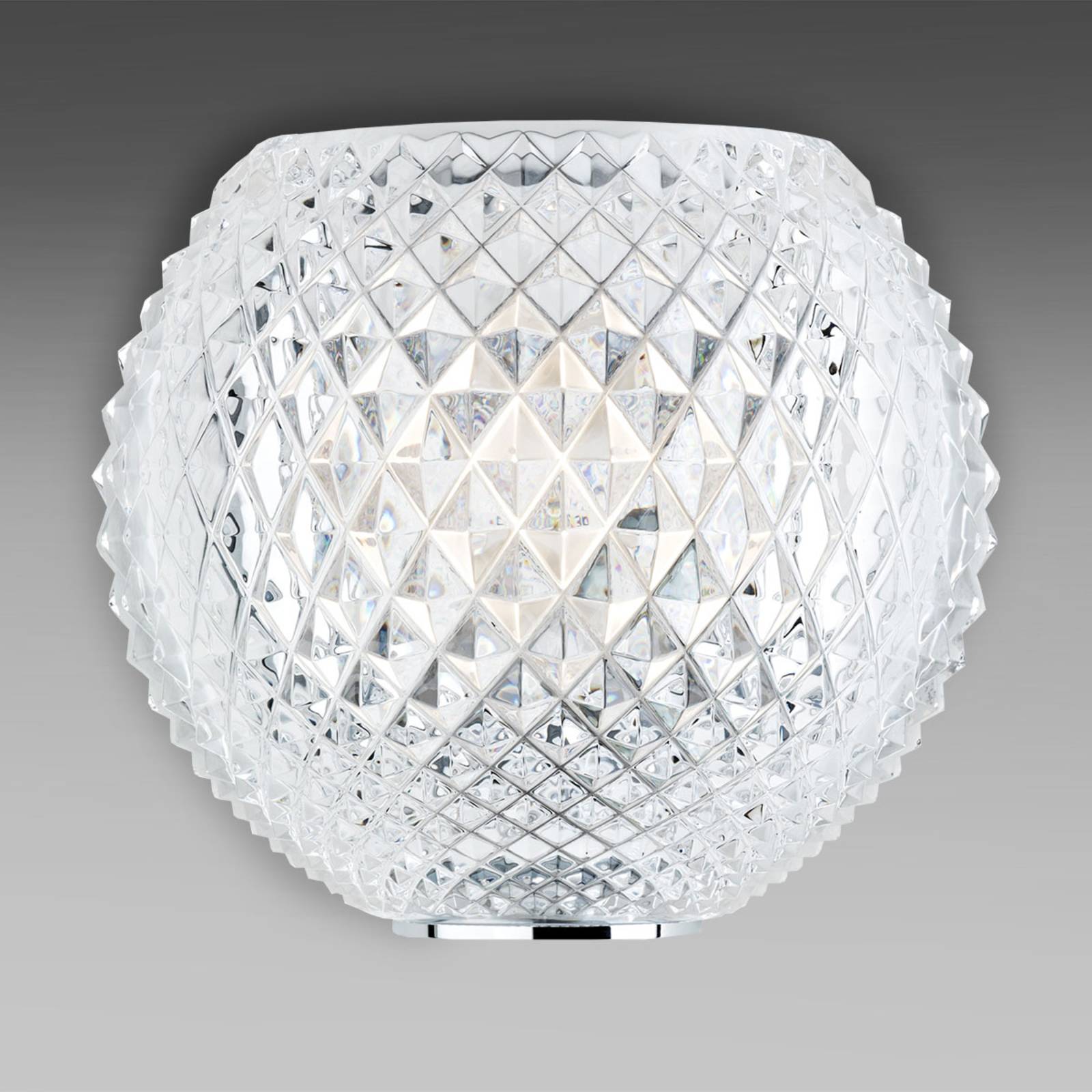 Fabbian Diamond and Swirl - Kristall-Wandleuchte von Fabbian