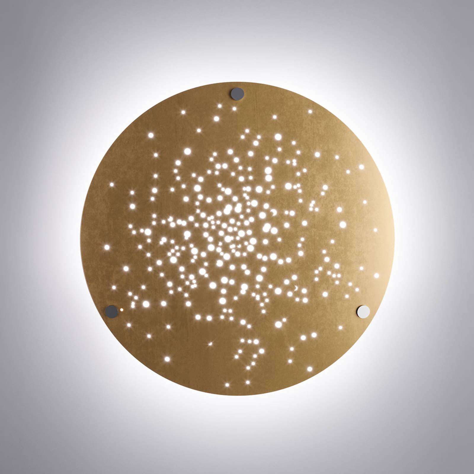 Fabbian Lens LED-Wandleuchte Ø 60 cm bronze Fabbian Lens LED-Wandleuchte Ø 60 cm bronze von Fabbian
