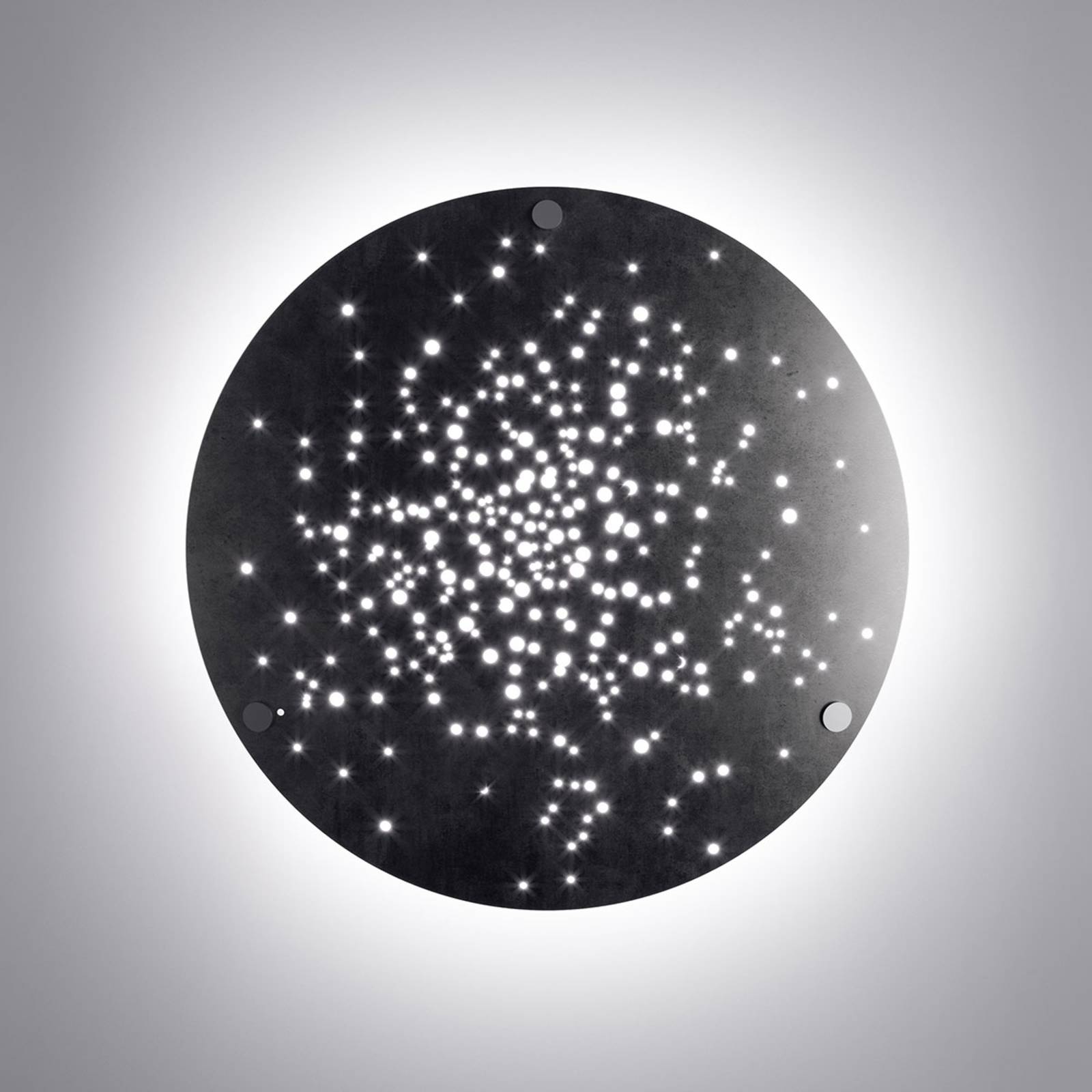 Fabbian Lens LED-Wandleuchte Ø 60 cm brüniert Fabbian Lens LED-Wandleuchte Ø 60 cm brüniert von Fabbian