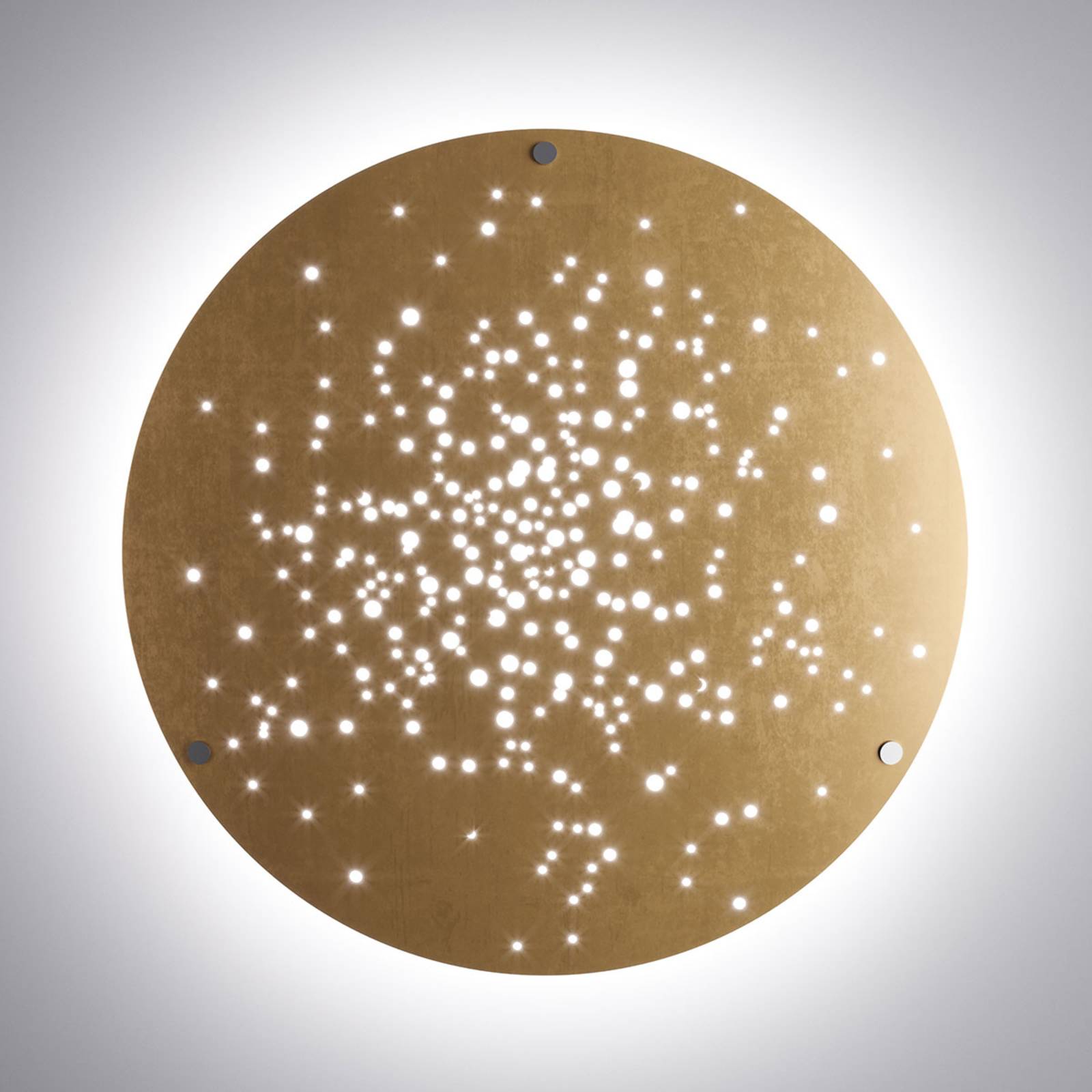 Fabbian Lens LED-Wandleuchte Ø 90 cm bronze Fabbian Lens LED-Wandleuchte Ø 90 cm bronze von Fabbian
