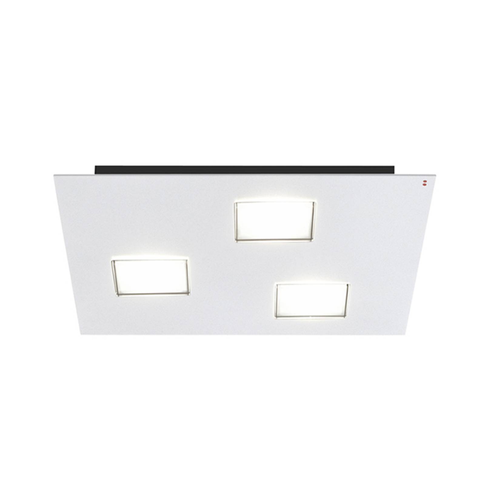 Fabbian Quarter - weiße LED-Deckenlampe 3flg. von Fabbian
