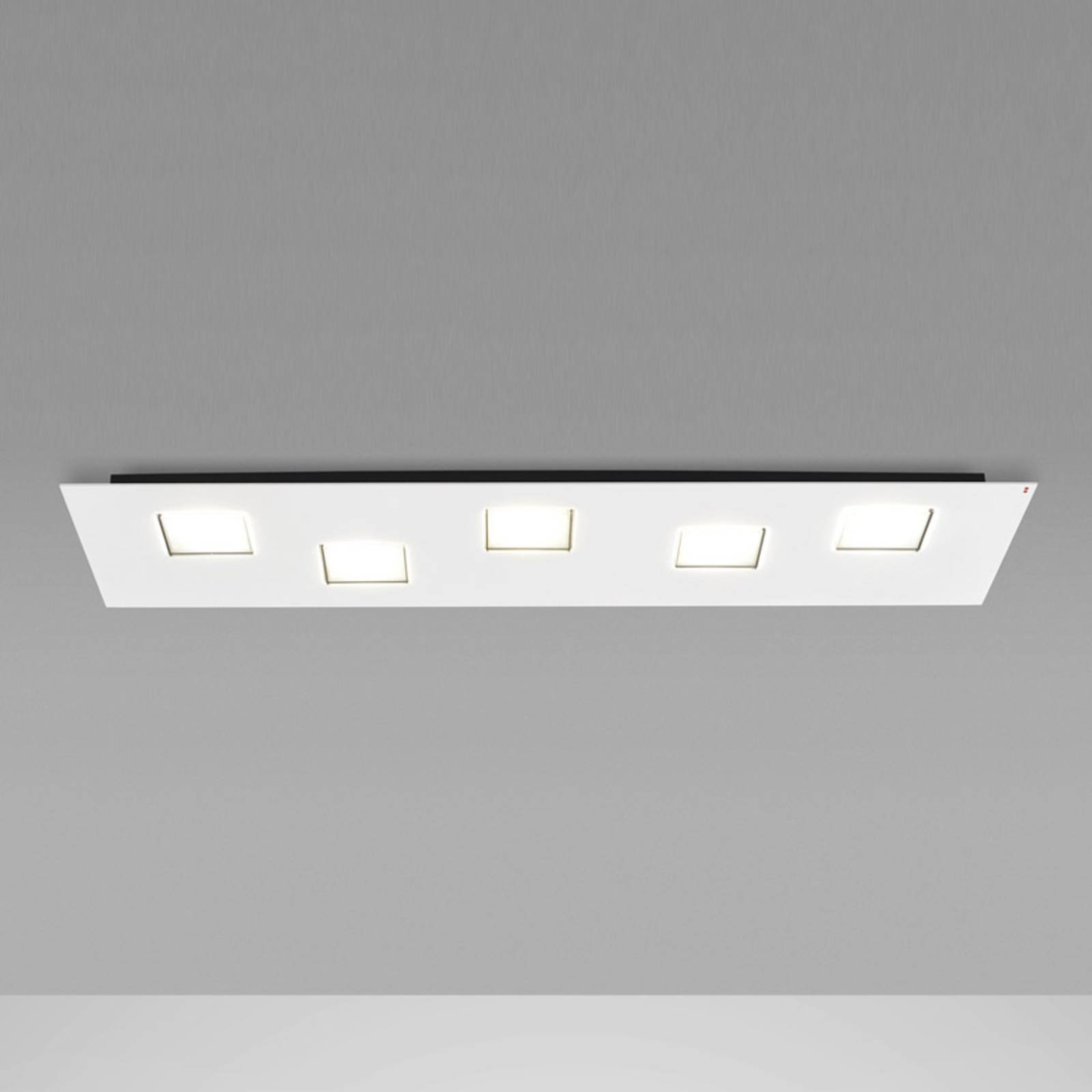 Fabbian Quarter - weiße LED-Deckenlampe 5flg. Fabbian Quarter - weiße LED-Deckenlampe 5flg. von Fabbian