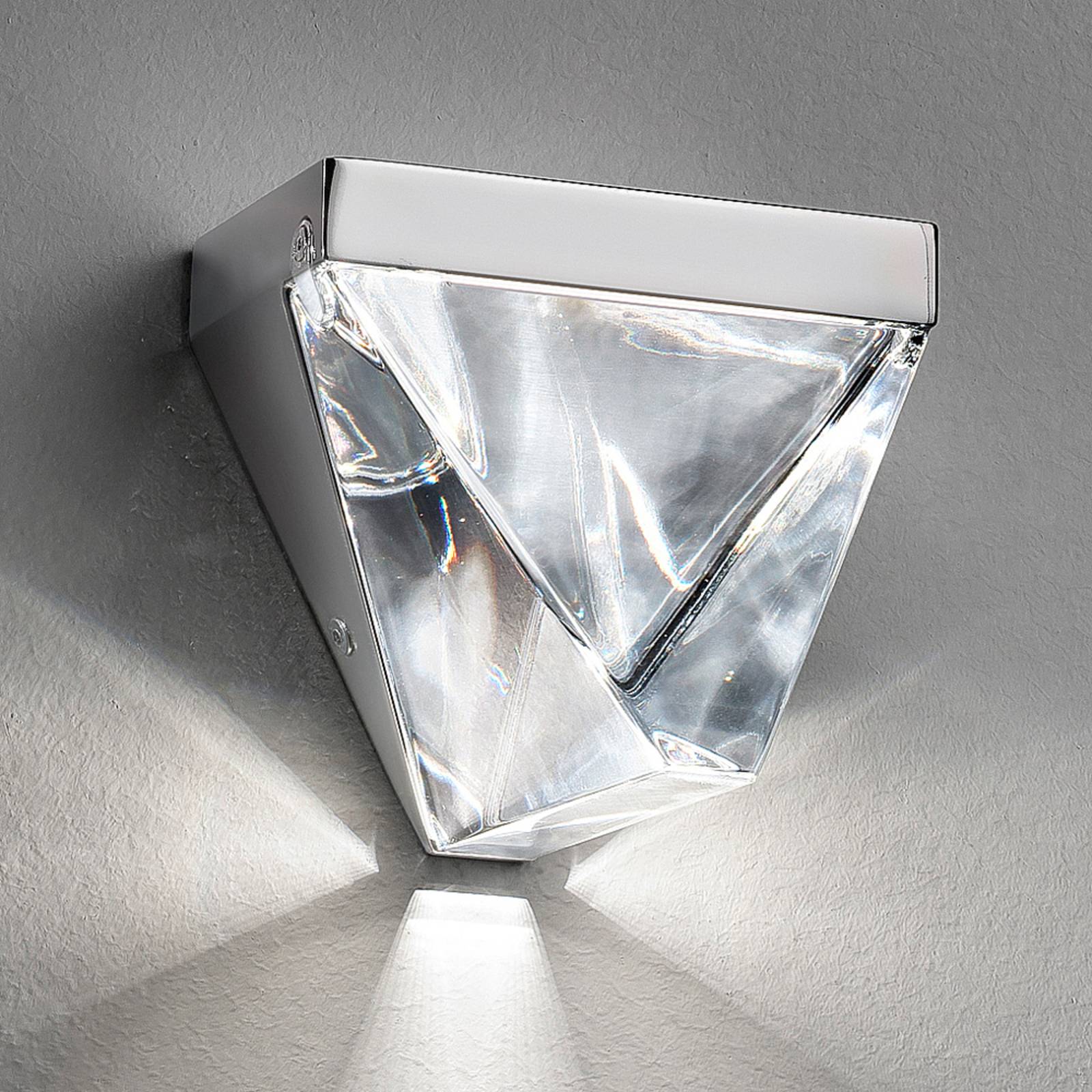 Fabbian Tripla - Kristall-LED-Wandleuchte, alu Fabbian Tripla - Kristall-LED-Wandleuchte, alu von Fabbian