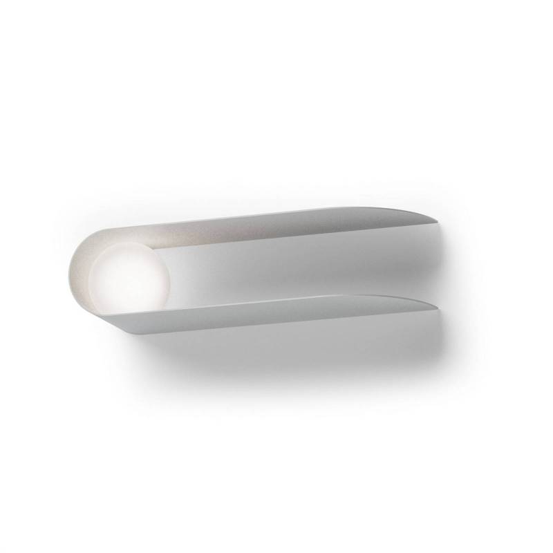 Fabbian Wandleuchte Comet, weiß, Metall, Glas, G9 von Fabbian