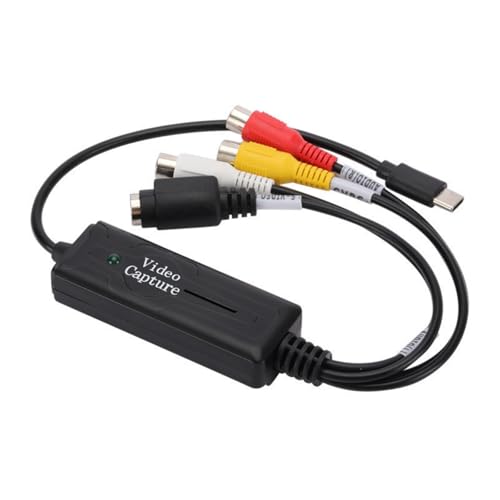 S Video Zu USB Typ C Kabel Adapter Konverter Video Captures Karte Adapter PC Kabel Für NTSC SECAM Captures Gerät von Fabeas