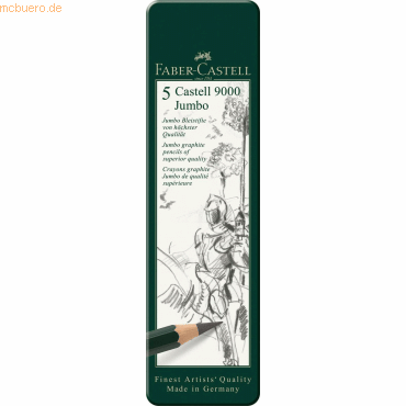 10 x Faber Castell Bleistift 9000 Jumbo dunkelgrün VE=5 Stück Härten s 10 x Faber Castell Bleistift 9000 Jumbo dunkelgrün VE=5 Stück Härten s von Faber Castell