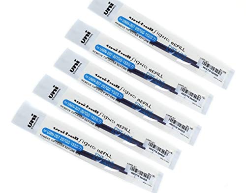 15x uni-ball Refillminen UMR-87 für SIGNO Uni-ball 207, blau von Faber-Castell