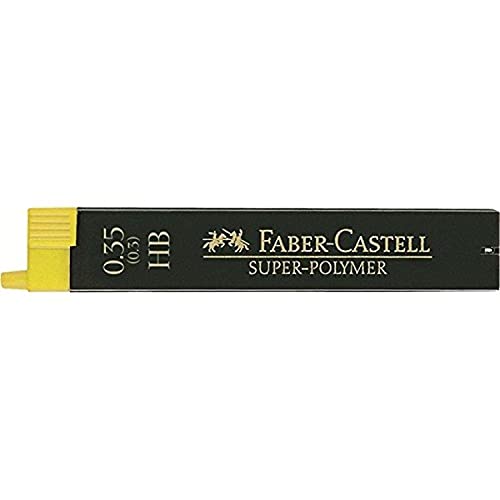 24 X FABER-CASTELL Feinmine SUPER-POLYMER HB 0,35mm 1 12 03 00 von Faber-Castell