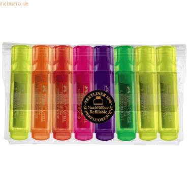 Faber Castell Textmarker Textliner 1546 nachfüllbar farbig sortiert im Faber Castell Textmarker Textliner 1546 nachfüllbar farbig sortiert im von Faber Castell