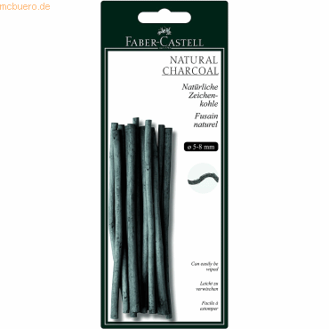 5 x Faber Castell Zeichenkohle Pitt monochrom natürlich ca. 5-8 mm 5 x Faber Castell Zeichenkohle Pitt monochrom natürlich ca. 5-8 mm von Faber Castell