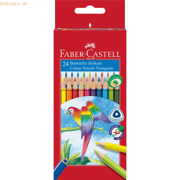 6 x Faber Castell Buntstift Freikant sortiert VE=24 Stück Kartonetui 6 x Faber Castell Buntstift Freikant sortiert VE=24 Stück Kartonetui von Faber Castell