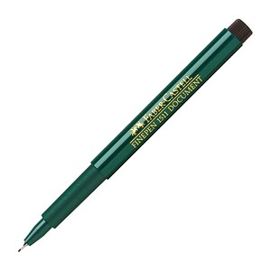 FABER-CASTELL 1511 Fineliner schwarz 0,4 mm, 10 St. von Faber-Castell